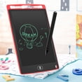 thumbnail image 3 of Tableta de escritura LCD digital de 8,5 pulgadas Bloc de dibujo ultrafino con bolígrafo (rojo), 3 of 5