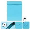 thumbnail image 4 of NUOLUX 1Pcs Waterproof Suggestion Box in Blue Iron for Adults 11.59X8.65X2.55in, 4 of 8