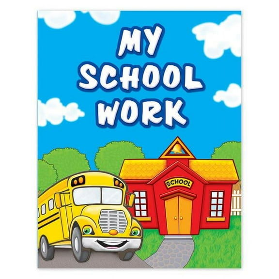 Teacher Created Resources  My School Work Pocket Folder - 6 Each
