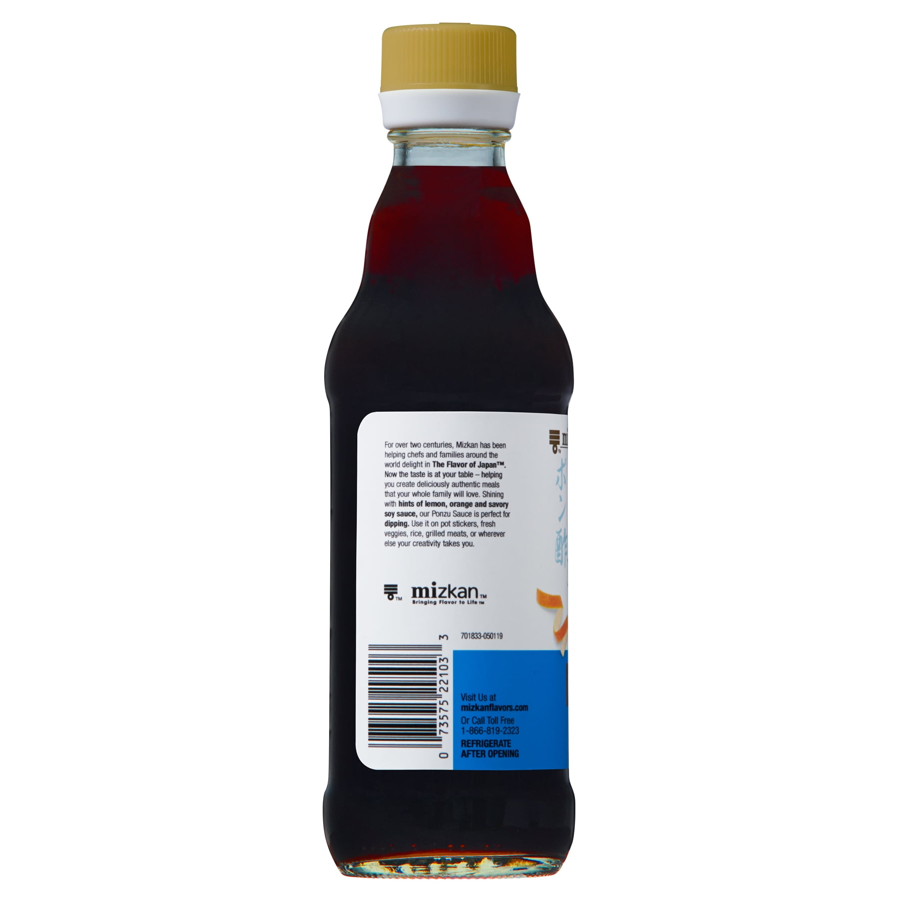 Mizkan Ponzu, Citrus Seasoned Soy Sauce for Asian Stir Fry, 12 fl