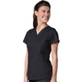 thumbnail image 1 of EON Haut de Blouse Médicale Col en V Uni pour Femmes COOLMAX, 1 of 2