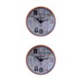 thumbnail image 4 of maskred Compact Wall Clock with Powerful Suction Cup Water Resistant for Bathroom Kitchen Orange 75 x 35mm 2Set, 4 of 6