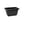 Black, variant on Retro Faux-Ceramic Rectangular Breathable Plastic Planter Specially for Balcony Use, Hollow Breathable Structure, Large-Capacity Pot for Household Vegetable Planting & Indoor Flower Cultivation