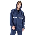 thumbnail image 2 of YAOMOBB Split Design Raincoat Waterproof Raincoat Suit for Cycling High gloss Reflective Strip Breathable with Elastic Cuffs Outdoor Sports Windbreaker, 2 of 6