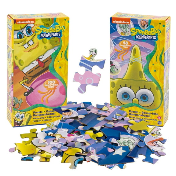 SpongeBob Squarepants 100pc and 48pc Puzzle
