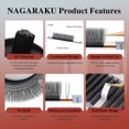 thumbnail image 4 of NAGARAKU 2D UU Soft Light Natural U Shape YY Eyelash Extensions Black 0.07C 10mm, 4 of 8