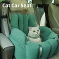 thumbnail image 4 of Cama Transportadora De Viaje Para Mascotas, Hebilla Ajustable, Asiento De Coche Lavable A Prueba De Viento Para Perros, Fácil Instalación Para Gatos Y Perros, 4 of 7