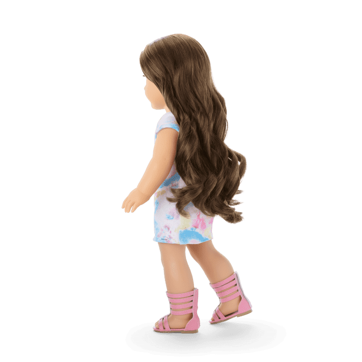 American Girl Truly Me 126 18 inch Doll Wavy Brown Hair Blue Eyes