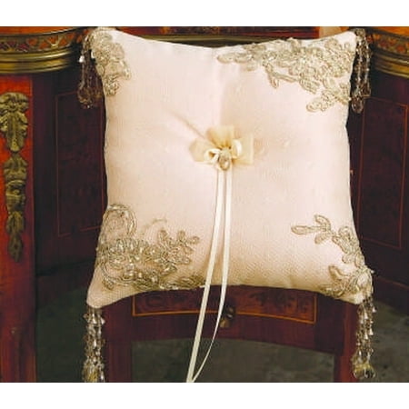 Bella Donna Ring Pillow, Champagne
