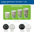 thumbnail image 5 of Dixie PerfecTouch 12oz Insulated Paper Hot Coffee Cup, Fits Large Lids, Coffee Haze, 5342CDSBP, 160 Cups per Sleeve, 6 Sleeves per Case (960 Total Cups), 5 of 10