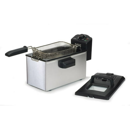 Elite Cuisine 3.5-qt Immersion Deep Fryer with Temp Knob