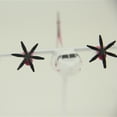 thumbnail image 3 of Simulation 16cm Mongolia Hunnu Fokker F50 FK-50 Plane 1: 400 Metal Aircraft Model Toys with Display Stand, 3 of 10