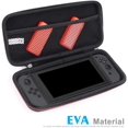 thumbnail image 2 of Nintendo Switch Carrying Case Hard Shell Pouch Travel Bag with 2 Game Card Cases - Black, 2 of 5