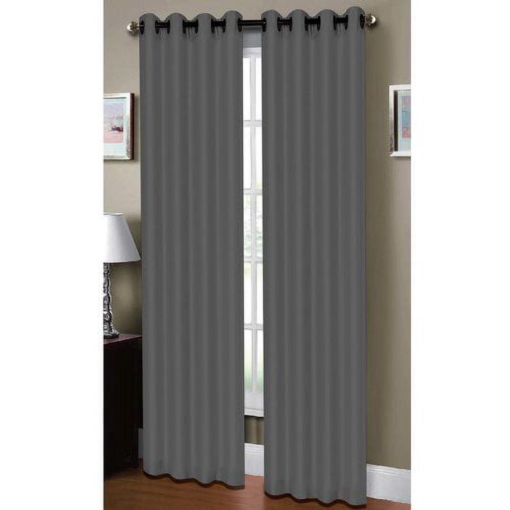 Raphael Heathered Faux Linen Extra Wide Grommet Curtain Panels