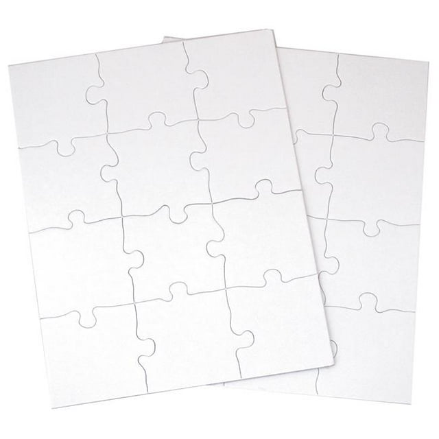Casse-Tête Vierges 8,5 x 11 Po - 12 Pcs - 12 par Paquet
