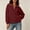 Wine women fall winter sweatshirt a1, variant on Bzdzmqm Women Fall Winter Collared Long Sleeve Zip Up Sweatshirts Soft Solid Casual Loose Pullover Tops Trendy Comfy Outfits for Daily Work Travel Lounge, Blue M