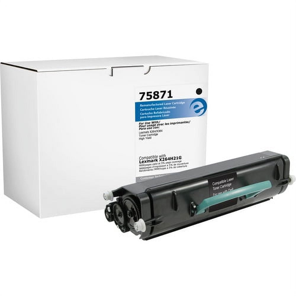 Elite Image, ELI75871, 75871 Remanufactured Lexmark H.Yld Tnr Cartridge, 1 Each