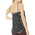 thumbnail image 4 of Nicole Miller Artelier BLACK/MULTI Ditzy Stems Silk Cami Blouse, US Large, 4 of 4