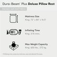 thumbnail image 2 of Intex Dura Beam Plus Deluxe Air Mattress Bed with Built In Pump, Adult, King, 2 of 8