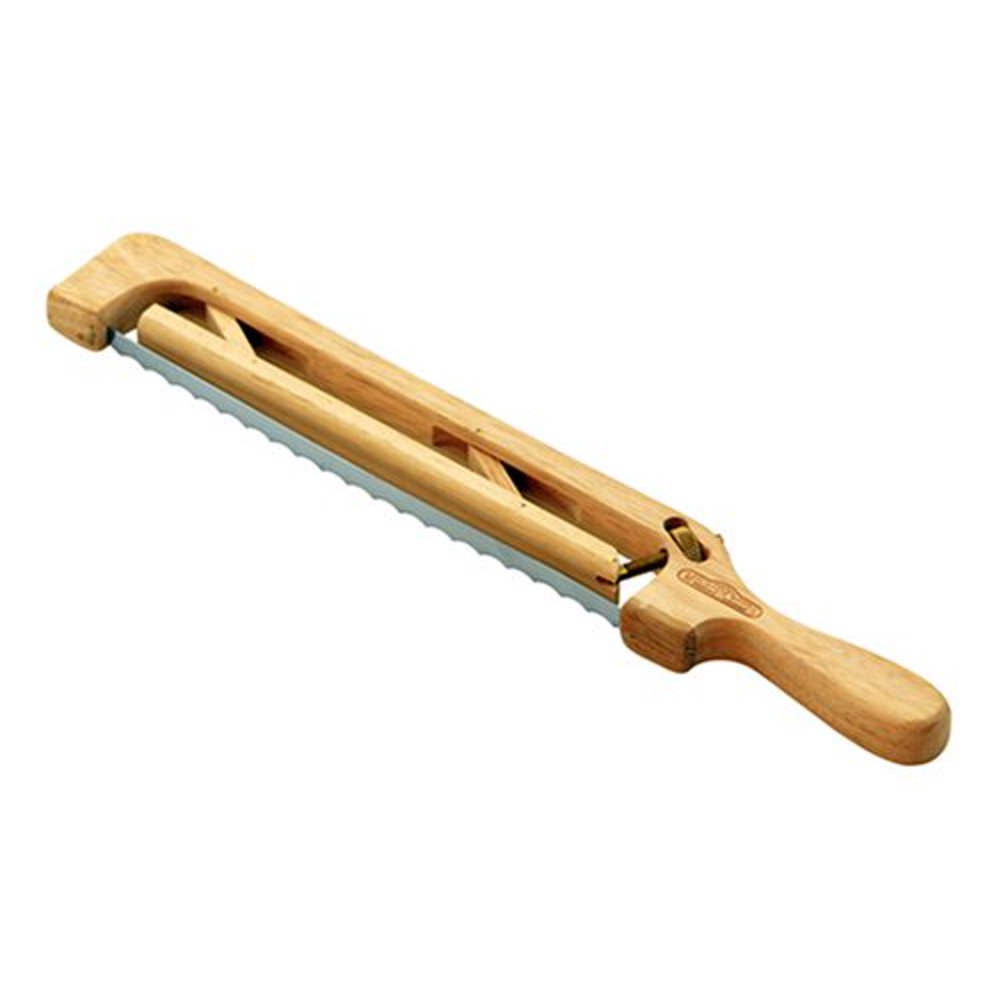 Mountain Woods Oak Adjustable Fiddle Bow Bread Knife (RIGHT HANDED