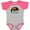 Baseball Heather and Hot Pink, variant on Duck Hunting Retro Sunset Hunter Boys or Girls Baby Bodysuit