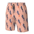 thumbnail image 4 of Sikiie Shorts de Plage pour Hommes, Haute Élasticité, Séchage Rapide - avec Cordon et Poches Antidérapantes, Adaptés pour Plage, Sports, Vacances - Grand, 4 of 6