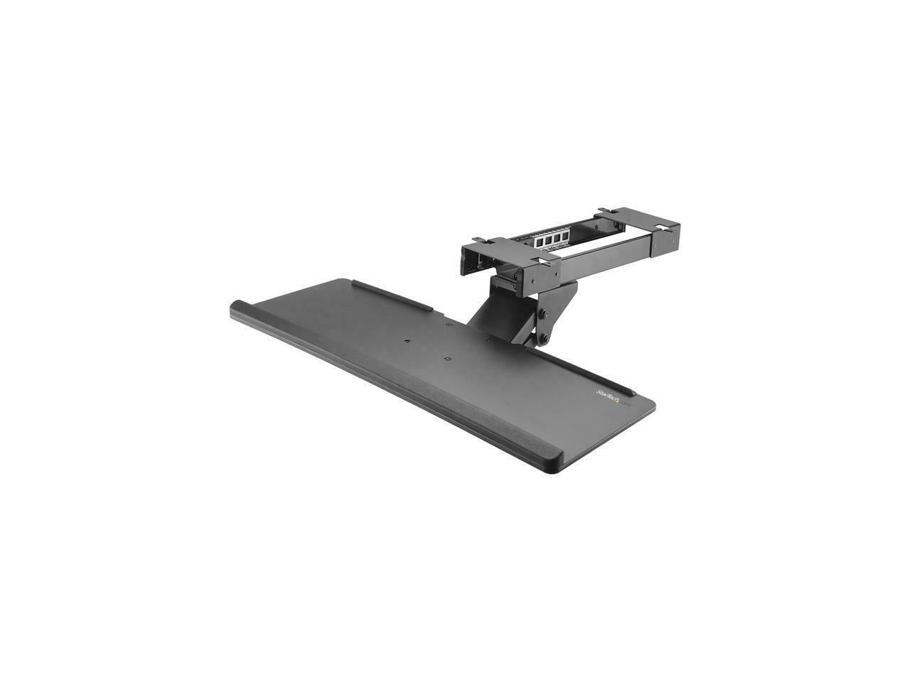 StarTech KBTRAYADJ Under Desk Keyboard Tray 26.4in Wide Adjustable