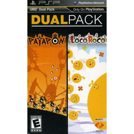 SONY PSP Dual Pack - Patapon / LocoRoco - 2 Games in (Patapon 2 Best Army)