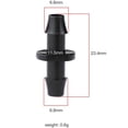 thumbnail image 2 of Conector de púas de 100 Uds. Conector de púas recto de goteo de plástico para sistema de riego por goteo de tubo de 4/7mm, 2 of 7