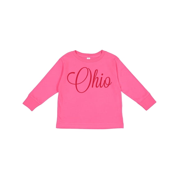 Inktastic Ohio Boys or Girls Long Sleeve Toddler T-Shirt