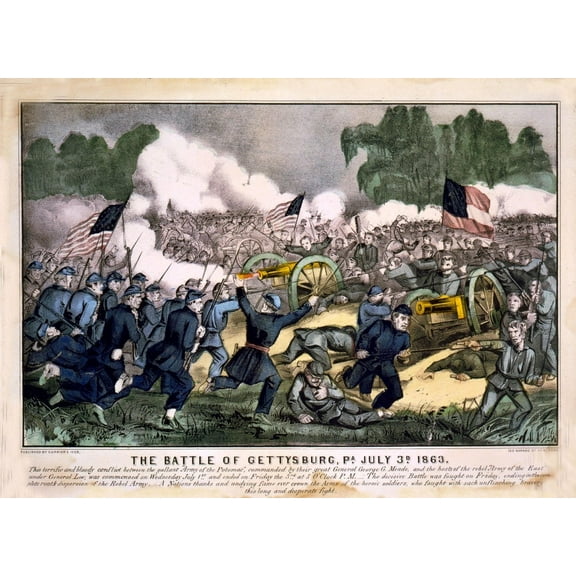 Buell "Battle of Gettysburg" Wall Decal