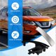 thumbnail image 5 of Car Front Inside Door Handles Cover Base with Door Armrest Strips for Nissan QASHQAI J10, 5 of 5
