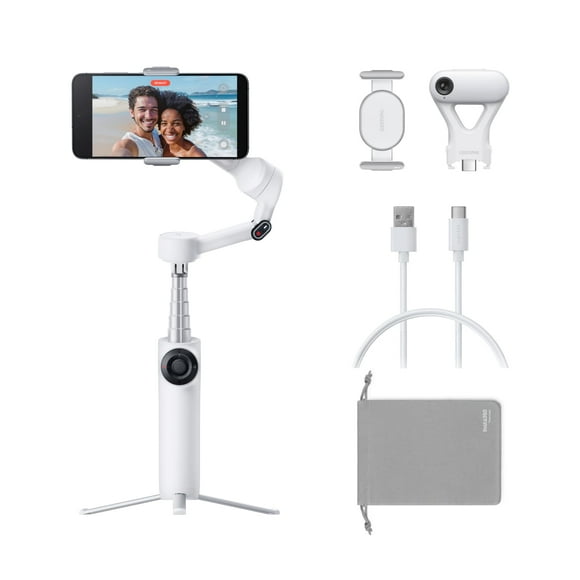 Gimbal plegable Insta360 Flow 2 Plus AI Tracking blanco