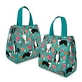 thumbnail image 2 of Australian Shepherd Pioneer Flower Insulated Lunch Bag for Women & Adults,Large Portable Soft Cooler Lunch Bag,Thermal Food Storage Tote with Pearl Cotton,8.66L,8.75x5.75x9.5 Inch, 2 of 6
