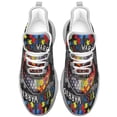 thumbnail image 2 of Autism Warrior Fighting For My Son Shoes Trail Running Shoe Non-Slip Breathable Comfortable Sneakers White Size 5, 2 of 7
