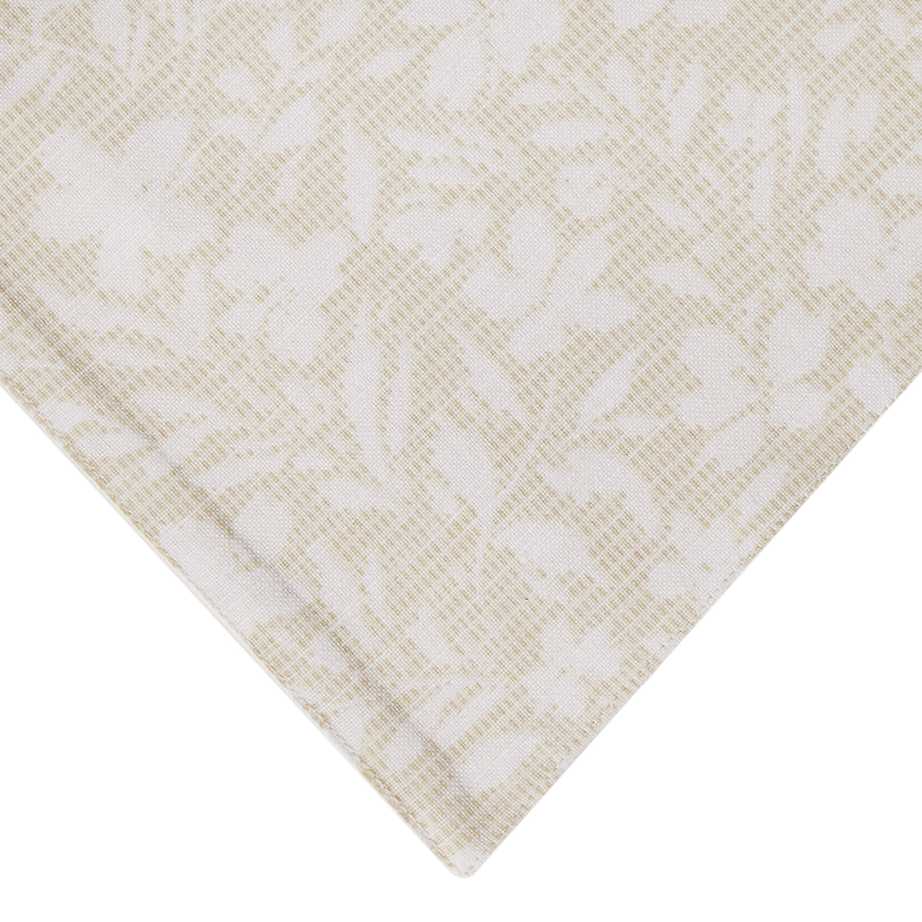 Mainstays Floral Cross Stitch Cotton & Polyester Table Runner - Beige - 14" x 72", 1 Piece