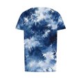 thumbnail image 4 of ChaoHeng Tops for Women Summer Blouses Plus Size Fashionable Women's Casual Short Sleeved Loose Round Neck Printed Top, 4 of 5