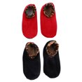 thumbnail image 4 of HONITANO 2Pairs Sock Slippers Flannel Floor Socks Anti-slip Warmth Comfortable Wear Indoor Use, 4 of 8