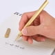 thumbnail image 5 of Bolígrafo de firma, bolígrafo de gel de latón cepillado, bolígrafo de gel para estudiantes, bolígrafo de gel ultra sensible, 5 of 10