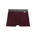 thumbnail image 4 of Bóxer Zaga para Hombre, Vino Largo Double Brush 3 Piezas Talla CH, 4 of 4