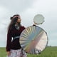 thumbnail image 4 of Double Flash Hand Drum Tambourine | 6/8/10 Inch Reflective Percussion Instrument with Stainless Steel Double Bells | Lightweight Natural Wood & ABS Frame | Dance Party KTV Music, 4 of 7