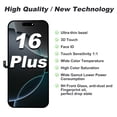 thumbnail image 2 of OLED kit de Reemplazo de Pantalla (No LCD) para iPhone 16 Plus, Pantalla Retina Full HD de 6.7 Pulgadas, con Ensamblaje de Marco Digitalizador de Pantalla Táctil Face ID., 2 of 7