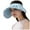 Light Blue, variant on IDALL Visor Hat Sun Hat Women's Fashion Beach Summer Cycling Empty Top Dual-use Face Cover Sun Hat Beach Hat Summer Hats Beige One Size