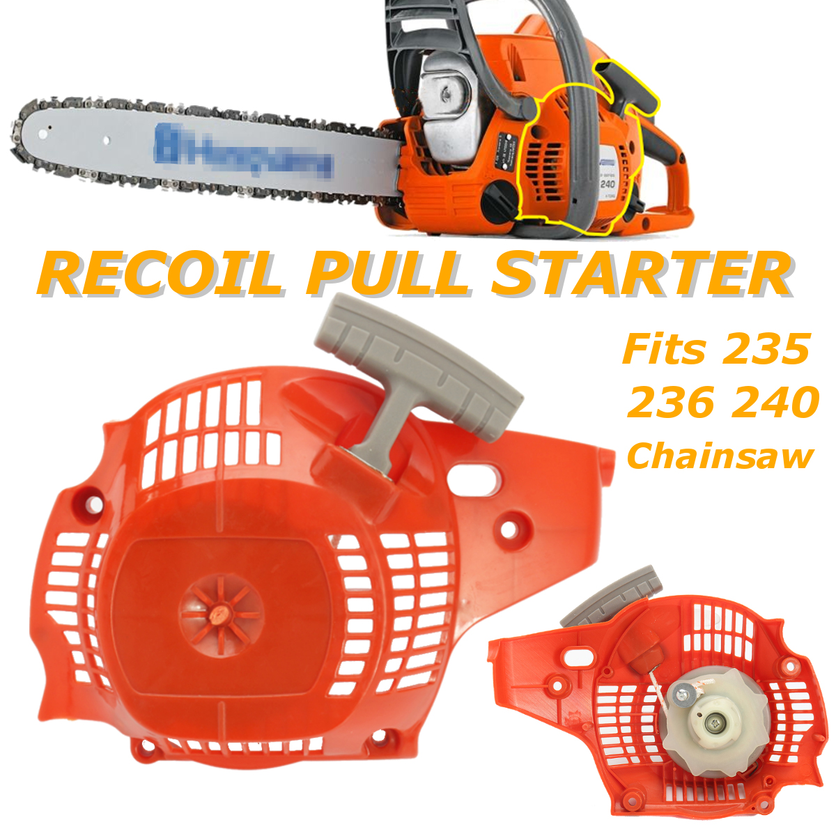 Image of Husqvarna chainsaw from Walmart website