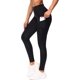 thumbnail image 1 of THE GYM PEOPLE Pantalones de yoga gruesos de cintura alta con bolsillos, control de barriga, entrenamiento, correr, yoga, leggings para mujer, 1 of 4