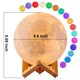 thumbnail image 5 of Luz nocturna LOGROTATE Moon Lamp con impresión 3D LED de 16 colores, 5 of 8