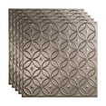 thumbnail image 1 of FASÄDE Rings Decorative Vinyl 2ft x 2ft Lay in Ceiling Panel in Galvanized Steel(5 Pack), 1 of 5