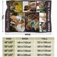 thumbnail image 6 of Personalised Plush Picture Blankets, Customised Blankets for Family and Friends Pets, Suitable for All Kinds of Anniversaries, as Souvenirs and Unique Gifts (5 Photo), 6 of 6