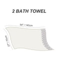 thumbnail image 6 of REGALWOVEN Hand Towel Set 27" x 54", Soft 100% Cotton 600 GSM Luxury Towels Beige 2, 6 of 8