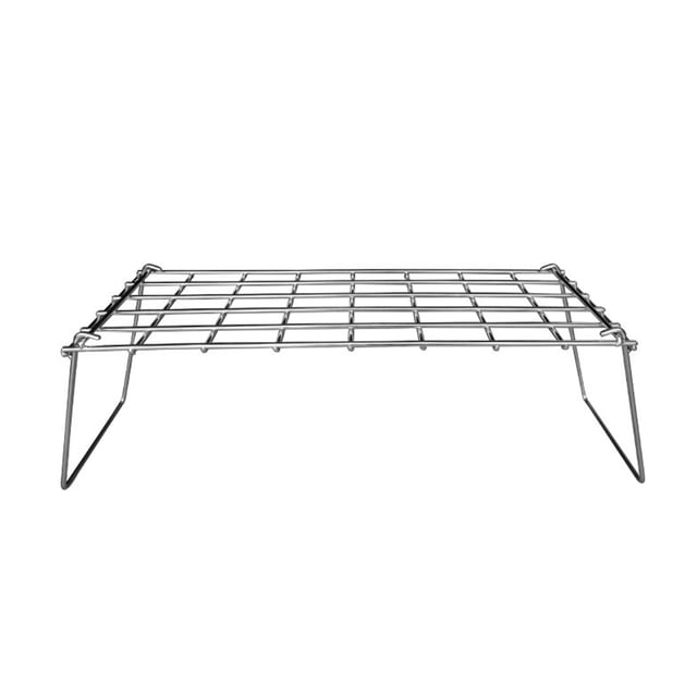 Soidarity Parrilla Parrilla Plegable Acero Inoxidable Barbacoa Parrilla Red Jardín Barbacoa Kits de desorden para acampar Soidarity OD021855-00